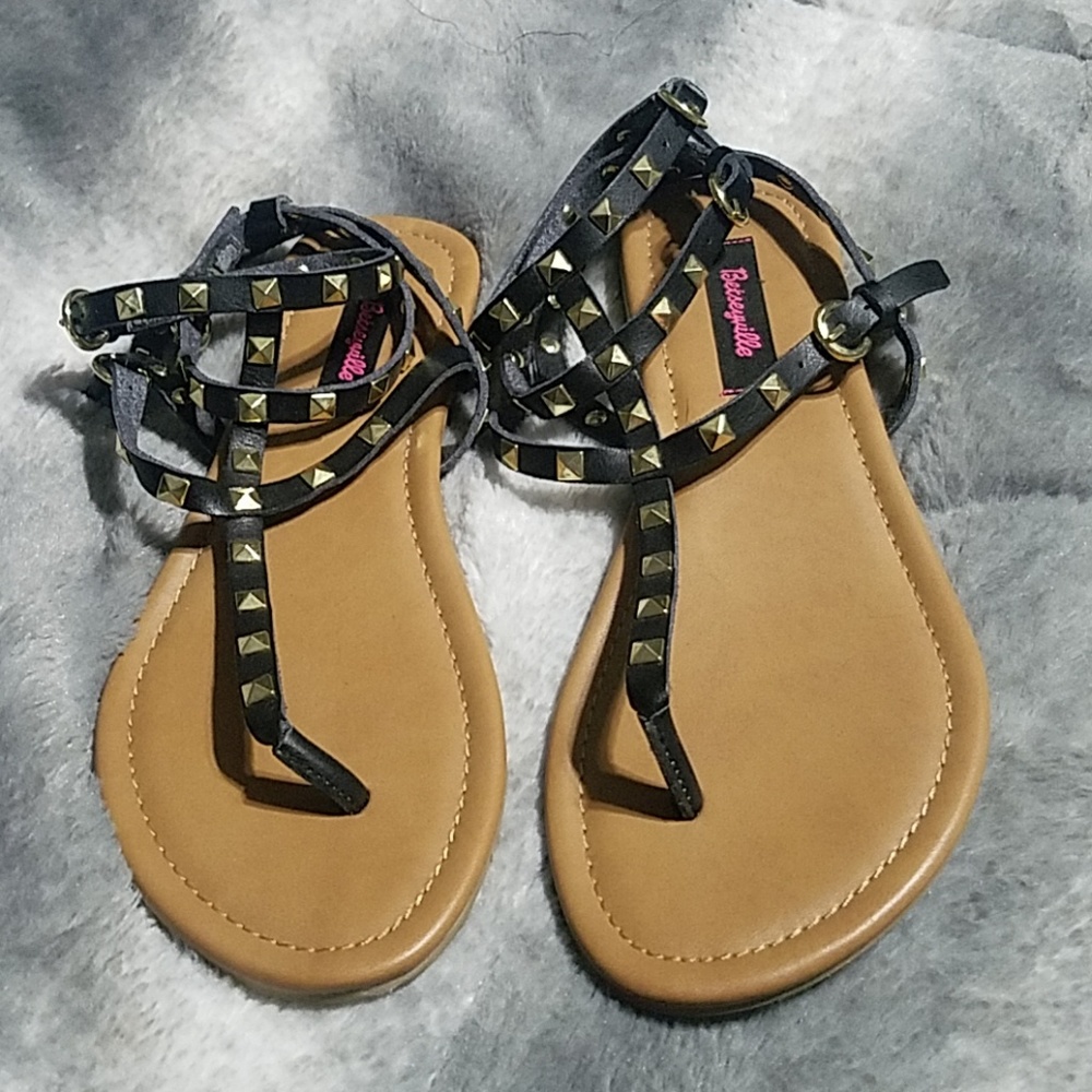 Betseyville studded sandals.